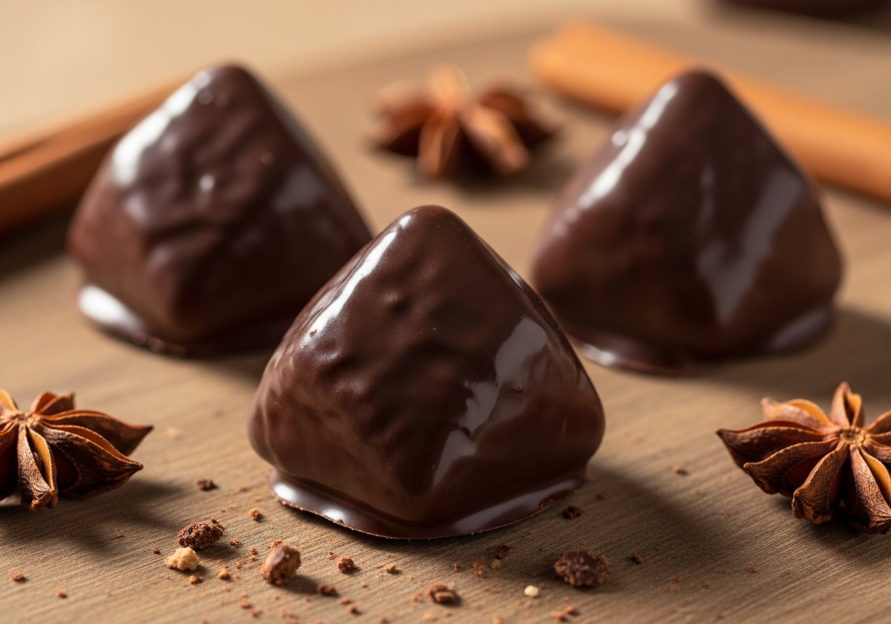 Mostaccioli (Spiced Chocolate Cookies)