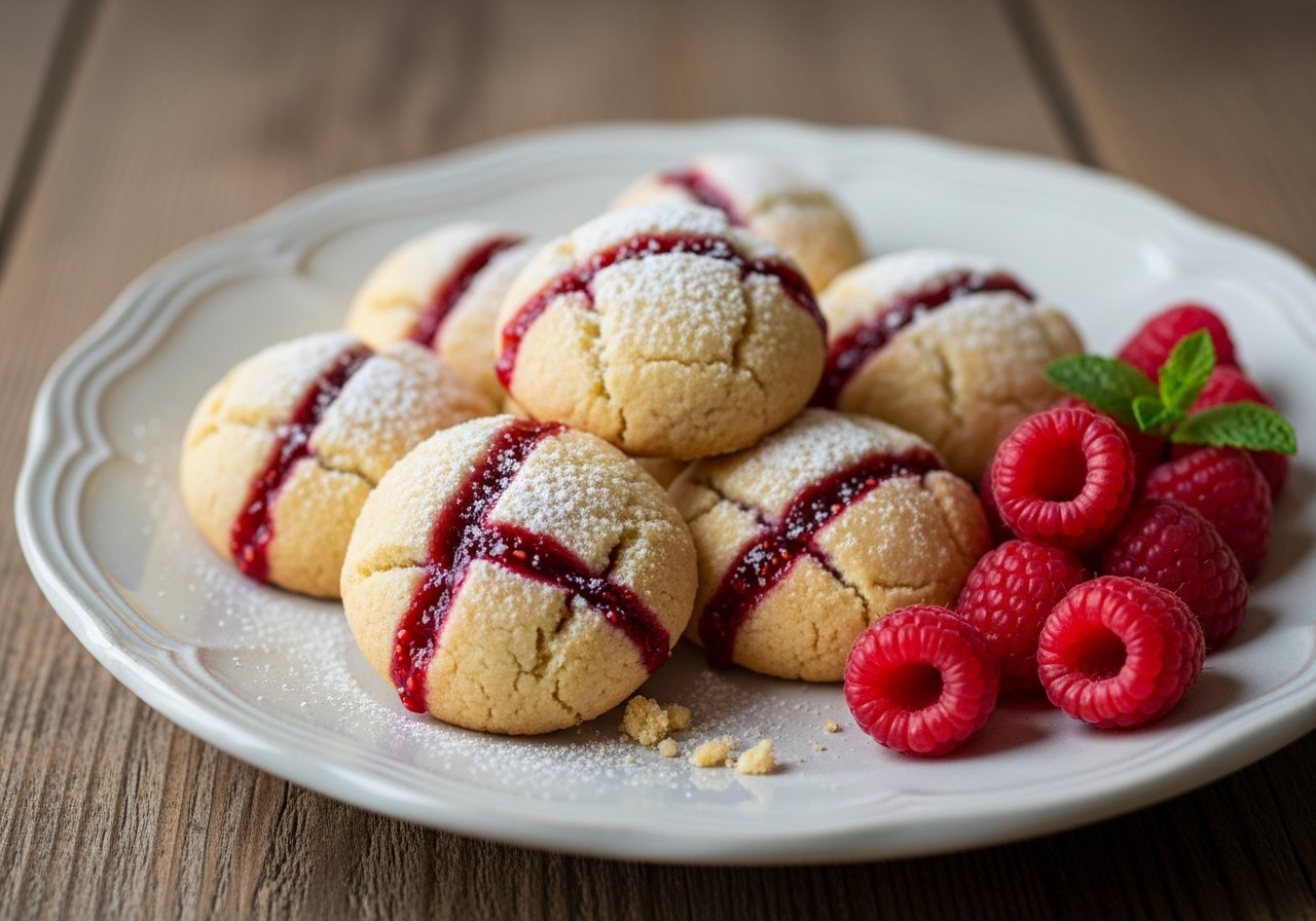 Occhi di Bue (Jam-Filled Sandwich Cookies)